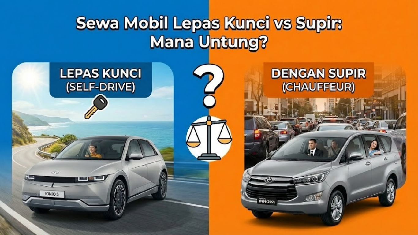 Sewa Mobil Lepas Kunci vs Supir: Untung Mana?