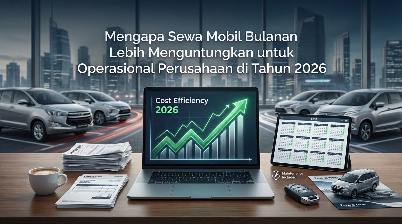 Mengapa Sewa Mobil Bulanan Lebih Menguntungkan untuk Operasional Perusahaan Tahun 2026