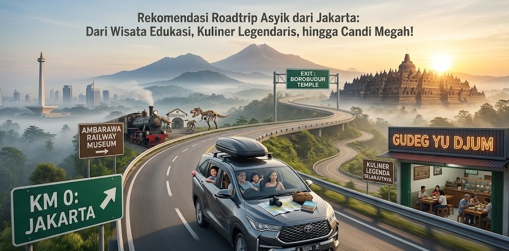 Rekomendasi Roadtrip Asyik dari Jakarta: Jelajah Wisata Kereta Api Ambarawa, Kuliner Legendaris Gudeg Yu Djum, hingga Candi Megah di Golden Hour!