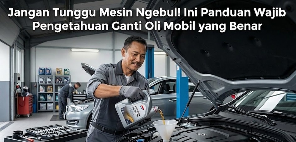 Jangan Tunggu Mesin Ngebul! Ini Panduan Wajib Pengetahuan Ganti Oli Mobil yang Benar